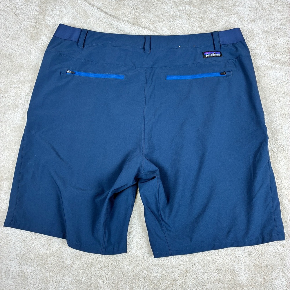 Patagonia Mens Altvia Trail Shorts 40 Blue Stretch Gorpcore Outdoor Utility Hike - Picture 7 of 14